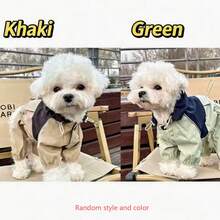 2-In-1 Pet Hooded Raincoat, Windproof And Waterproof, Suitable For All-Season Outdoor Use. Reflective Trim Enhances Visibility In Low-Light Environments. Lightweight And Breathable Fabric Prevents Overheating. Perfect For Hiking, Walking, Rainy And Windy Days. - Multicolor - View 8
