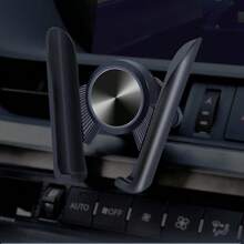 Black Crystal Rhinestone Design Car Air Vent Phone Holder, Multifunctional Car Phone Mount Clip, Compatible With IPhone, Android Phones, Gift For Boyfriend, Family, Friends - Black - View 14