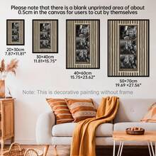 1pc Photo Print With Personalised Message Custom Poster, Custom Birthday Gift For Friend Or Partner, Choose Your Colour Text Customized Wall Art, Pictures Custom Photo, Customizable Things, Bedroom Decor, Optional Frame - Multicolor - View 6