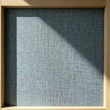 1 Roll Blue Linen Texture Wallpaper, Self-Adhesive Removable Wall Sticker, Suitable For Bedroom, Dining Room, Kitchen Cabinets And Other Wall Surfaces, Removable, Suitable For Countertops, Furniture Renovation, Wall Decoration - Blue Plain Fabric Texture - View 9