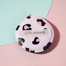3PCS Leopard Print Cushion Makeup Puff, Latex‑Free Dual‑Use Dry & Wet Cosmetic Puff, Soft Plump Foundation Sponge For Cream, Liquid & Powder Makeup - Multicolor - View 8