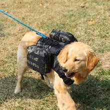 Ransel Anjing Besar Golden Retriever: Termasuk Tali Penuntun Portabel dan Ransel Hewan Peliharaan Khusus. Saat Bepergian, Bawa Tali Penuntun Anjing Portabel dan Tas Camilan Anjing. Labrador/Doroway/Anjing Gembala Besar Dapat Menggunakan Tas Ransel Khusus yang Dapat Dilepas. - MultiWarna - View 3