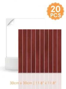 1/10/20pcs 3D Straight Line Backsplash Tiles, Peel And Stick Tile Stickers, Self-Adhesive Wall Stickers For Kitchen Bathroom Home Decor - Wall Stickers - View 22