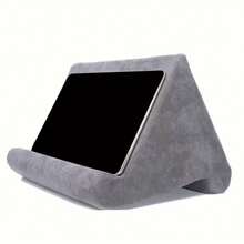 1pc Multifunctional Soft Pillow Tablet Stand, Bed Reading Cushion Support, Slouchy Sponge Phone/Tablet Holder With Side Pocket, Multi-Angle Adjustable Desktop Bedside Pillow For Watching Movies And Reading, Electronic Computer Accessory, Daily Home Furniture - Multiple Styles - View 8