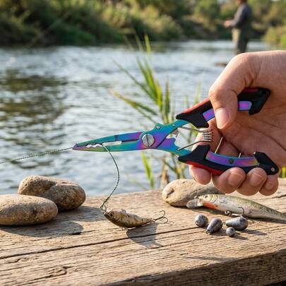 1 Pc Fishing Hook Remover Pliers Quick Release Fish Hook Extractor Tool For Freshwater Saltwater Outdoor Angling