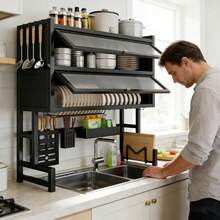 Under Sink Organizers - Black - View 1