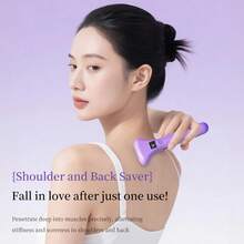 TOUCHBeauty Electric Gua Sha Massage Beauty Device, Constant Temperature Hot Compress & Vibration Massager With Digital Display, Timed Shutdown, For Face Neck Back Leg Body Skin Lifting & Muscle Relaxation ,1200mAh - Multicolor - View 10