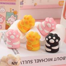1pc Cat Paw Pencil Sharpener, Cartoon Pencil Sharpener, Mini Pencil Sharpener, Portable Pencil Cutter, Manual Pencil Sharpener, Handheld Pencil Sharpener, Children's Stationery, Student School Supplies, Animal Shaped Pencil Sharpener, Classroom Prize Gift - Color Style Randomized - View 7