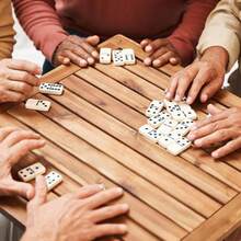 28Pcs Domino Set Professional Educational Double-Six Dominoes Wooden Box - UK-l351601 - View 10