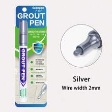 GuangNa 8 Colors Waterproof Tile Grout Pen, Wall Gap Pen, White, Black, Gray, Suitable For Tile Floor Bathroom, Stain Removal Gap Repair Tool - Grout Pen - View 15