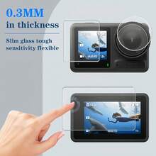 8pcs Set Compatible With DJI Osmo Action 6/5pro, Including Front Screen Protector + Rear Main Screen Protector + Lens Protector + Lens Cap, High Hardness, Anti-Scratch, Anti-Fingerprint, Precision Molded, Perfect Fit Without Warping, Sensitive Touch - View 10