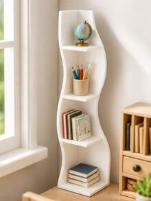 Fashionable Corner Shelf, Suitable For Dollhouse - A Perfect Mini Storage Unit For Displaying Dollhouse Decor And Miniature Books. An Ideal Gift For Family, Friends And Miniature Model Enthusiasts; Perfect For Halloween Or Christmas. - Multicolor - View 9