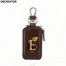 Men's Car Key Bag,Key Protection Cover,Zero Wallet, Metal Hook And,Walletzipper,Retrobagsuitableforcarremote Control,Key Storage Bag,Gift To Boyfriend - Multicolor - View 14