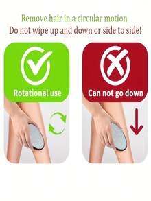 Nano Hair Removal Device For Men And Women - Glass Hair Remover, No Razor Needed, Painless Hair Removal, Suitable For Body, Legs, Arms, Back, Bikini Line, Eyebrows, Eyelids - Instant Hair Removal Device (No Razor Needed) - Multicolor - View 4