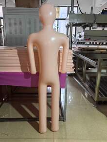Adult Gag Toy PVC Inflatable Male Doll, Realistic Mannequin Mask, Holiday Prank Male Model, Game Inflatable Doll, Water Game Inflatable Doll - Beige - View 8