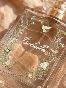 Personalized Perfume Bottle, Maid Of Honor Proposal Gift, Custom Refillable Empty Glass Bottle, Wedding Bridesmaid Gift,Bridal Party Gift - 50ml - View 3