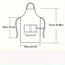1/5/10PCS Solid-Color Apron, Kitchen Work Clothes Apron, Men's And Women's Dining Set - Multicolor - View 10
