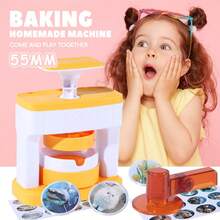 Máquina de Bottons DIY Infantil Crie bottons personalizados Criativa, Fácil de Usar, para Artesanato e Presentes - A - Visão 2