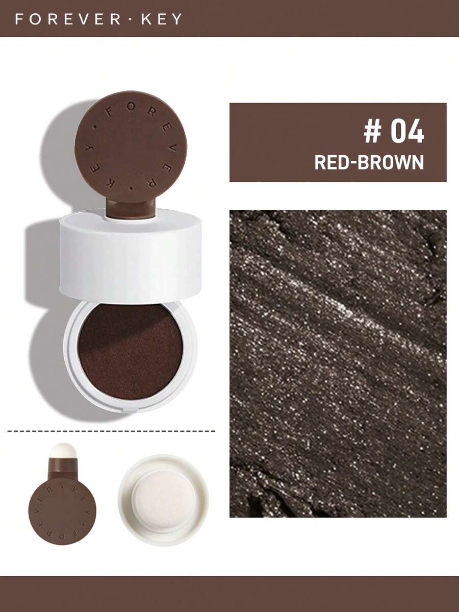 FOREVER KEY FOREVERKEY Hairline Powder Works To Cover Gray Roots And Touch Up Hair With Strong Coverage That Perfectly Blends With Natural Hair Roots. Great For Gen Z And Y2K Lovers For Parties And Dates, It Serves As An Ideal Gift For Birthdays And Mother's Day - 04 RED-bROWN - View 1