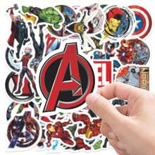asmodee 50pcs Avengers Marvel Graffiti Stickers Waterproof Decals For Fridge Luggage DIY Holiday Gift - Multicolor - View 3