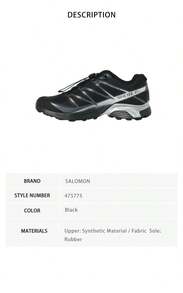 Salomon Xt-Whisper Men's And Women's Matching Sports Shoes 475775 - Black 475775 - View 8