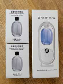 Rechargeable Aromatic Diffuser 5 Modes Essential Oil Diffuser Machine Homemade Air Freshener Diffuser For Home Car Room Fragrance Wall-Mounted Oil Aromatherapy Machine Air Purifying Diffuser Toilet Deodorization Fragrance Humidifier Colorful Night - WP35 Series - View 19