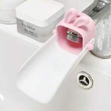 Cartoon Rabbit Faucet Extender, Sink Water Guide, Home Faucet Splash Guard Extension, Water Flow Assistant - A - View 6