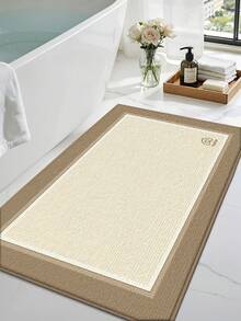 1PC Bathroom Mats Rugs Retro Style Rug Bath Mat TPR Backing Non-Slip For Kitchen,Outdoor, Indoor, Runner Corridor, Bedroom, Living Room, Beside Throw Rugs Washable Rugs Easy Clean, Throw Rugs Easy Clean For Bathroom Fall Decor - Multicolor - View 5