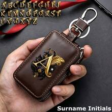 Men's Car Key Bag,Key Protection Cover,Zero Wallet, Metal Hook And,Walletzipper,Retrobagsuitableforcarremote Control,Key Storage Bag,Gift To Boyfriend - Multicolor - View 9
