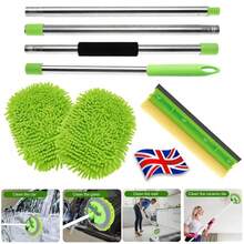 156cm Car Wash Mop Extendable Long Handle Cleaning Brush For Car Van Caravan Kit - A - View 11