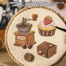 ADOFUN コラージュシール 刺繍風 ステッカー 6種セット 180枚入り 大容量 コラージュ素材 非防水 刺しゅうシール 手帳デコ アルバム ノート 可愛い 日記装飾用品ネイルパーツ   シリコンモールド - 写真の通り - チェックする 3