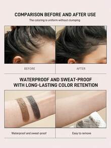 FOREVER KEY FOREVERKEY Hairline Powder Works To Cover Gray Roots And Touch Up Hair With Strong Coverage That Perfectly Blends With Natural Hair Roots. Great For Gen Z And Y2K Lovers For Parties And Dates, It Serves As An Ideal Gift For Birthdays And Mother's Day - 02 WARM BROWN - View 8