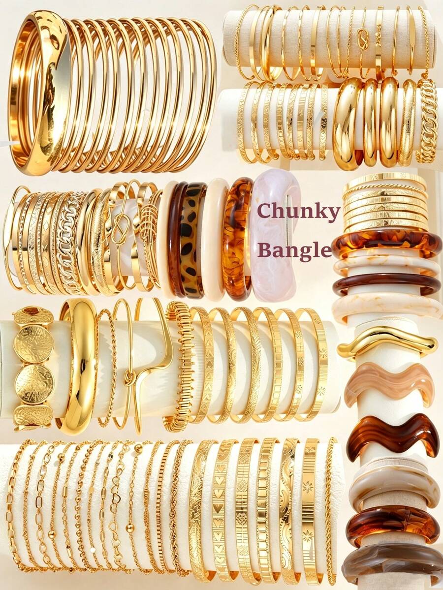 17KM (Color May Vary) Random Style 36/25/21/16/11pcs Simple Fashion ...
