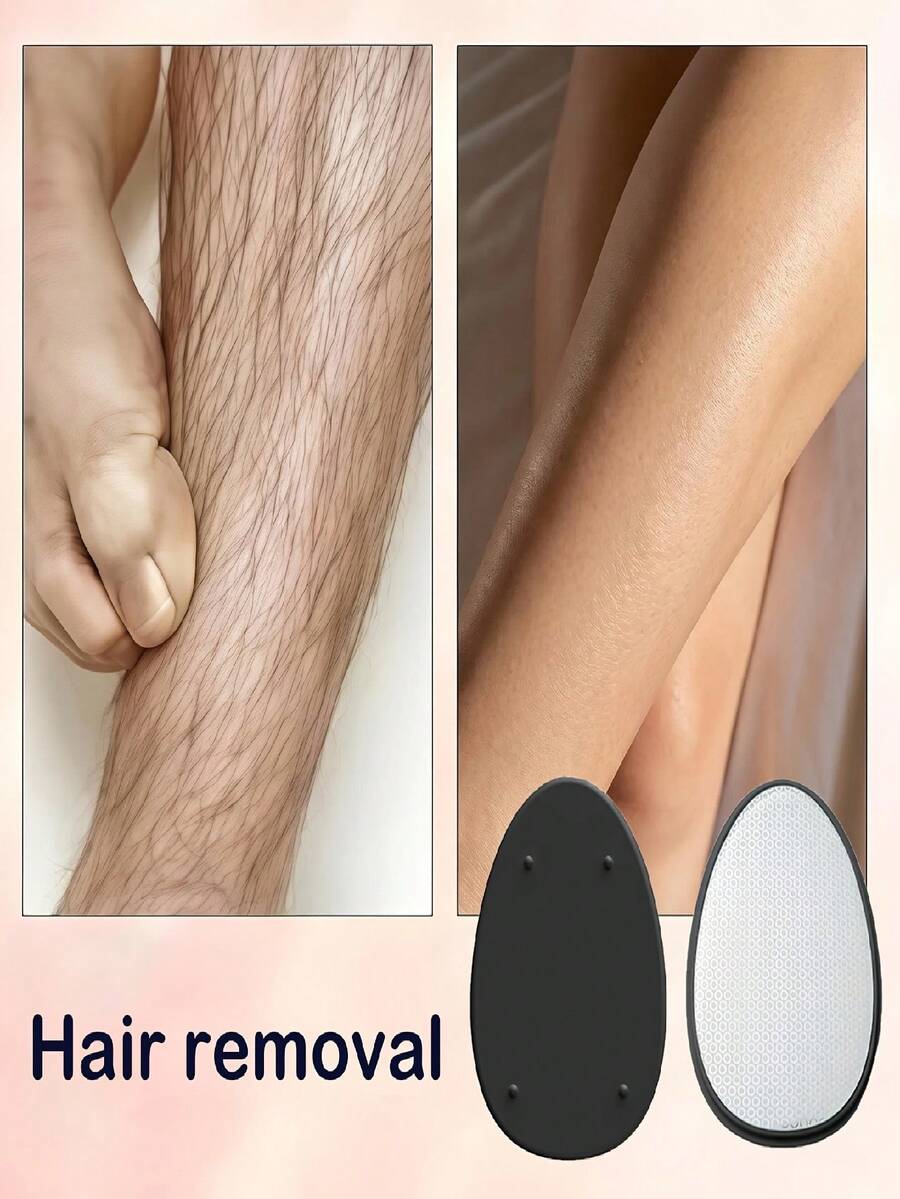 Nano Hair Removal Device For Men And Women - Glass Hair Remover, No Razor Needed, Painless Hair Removal, Suitable For Body, Legs, Arms, Back, Bikini Line, Eyebrows, Eyelids - Instant Hair Removal Device (No Razor Needed) - Multicolor - View 1