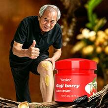 Natural Goji Berry Plant Extract Joint Moisturizing Cream, Gentle And Skin-Friendly, Lightweight And Easily Absorbed, Suitable For Elderly, Adults, Sports And Labor Workers Daily Skin Hydration And Softening Care - 20G - View 7