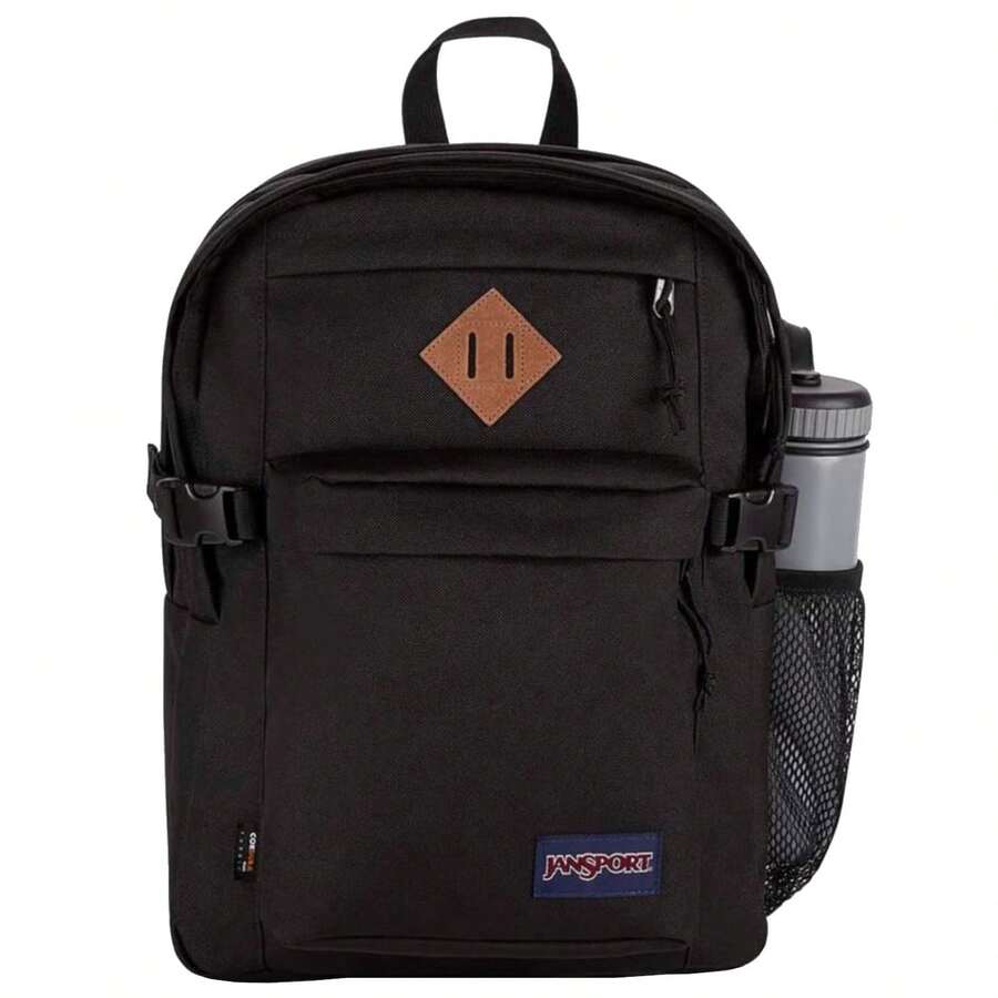 JanSport Main Campus Backpack - Black Unisex Backpacks - Black - View 1