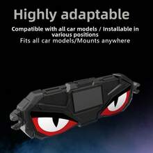 Lampu LED Mobil, Tempat Gelas Layar Dinamis, Lampu Mata Hantu Mobil, Lampu Peringatan Mobil Nirkabel, Lampu Getar, Dekorasi Mobil - A - View 4