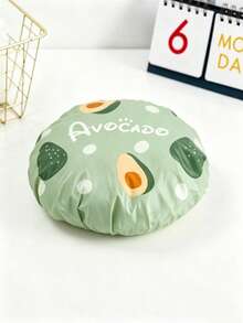 4pcs Cute Fruit Print Shower Cap Set, Waterproof Double Layer Bath Cap, Women & Girls Universal, Reusable Lightweight Hair Protection Cap, One Size Elastic Ruffle Edge, Korean Style Cute Bathroom Accessory, Travel & Home Essential Gift - View 12