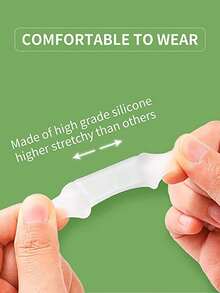 Gel Toe Separators, 2/4 Pack Durable Toe Spacers, Silicone Toe Spreading Pads, Unisex, Easy To Wear - Multicolor - View 5