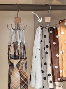 3pcs/2pcs/1pc 360° Rotating Belt Hook, Space-Saving Multifunctional Closet Organizer, Suitable For Belts, Bras, Ties, Scarves, Tank Tops And Wallets, Ultimate Accessory Storage Solution, Perfect Choice For Birthday, Wedding, Party, Perfect Gift For Colleagues, Friends And Family, Back To School - Multicolor - View 4