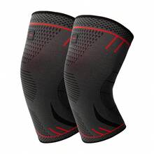 1 Pair Kids Knitted Knee Pads, Sports Knee Pads, Football Accessories, Professional Dance Training Protective Gear - Multicolor - View 8