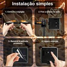Cordão De Luz LED Solar Fio Verde Escuro,IP65 À Prova D'água,8 Modos,12M/22M,Luz Colorida,Branco Quente,Frio,Decoração Jardim,Natal Ao Ar Livre - Cordão de luzes verde-escuro com fio, alimentado por energia solar - Visão 8