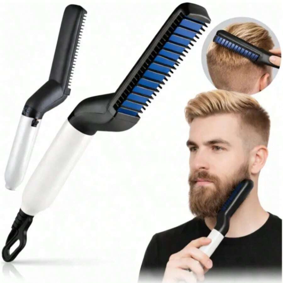 Chapinha Modeladora Prancha Alisadora Cabelo Barba Masculino Bivolt