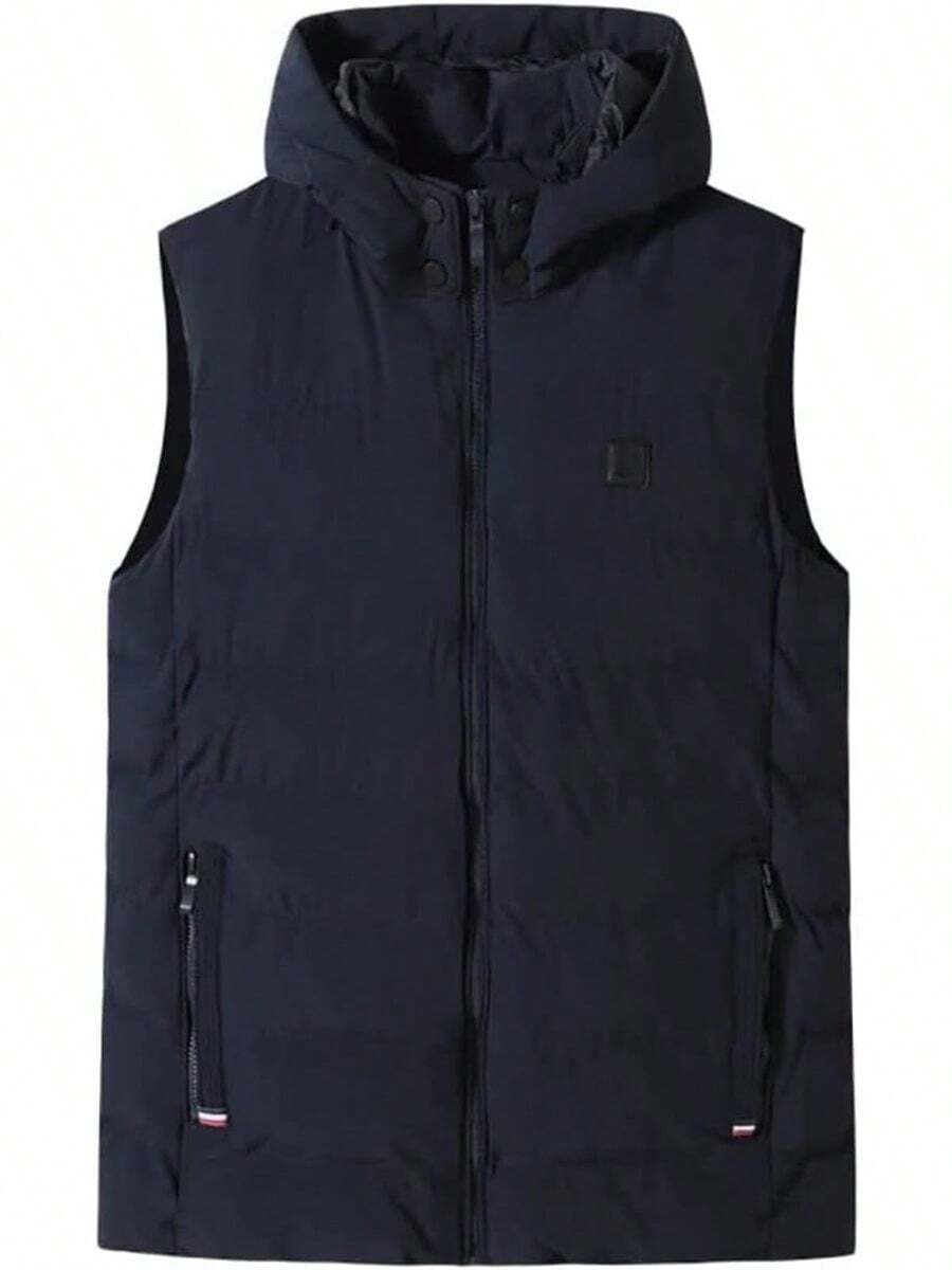 Men Thermal Underwear Vests - Blue - View 1