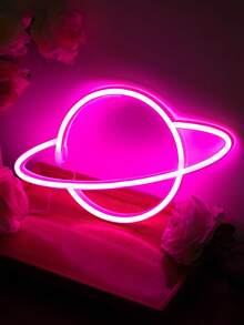 1 đèn neon hình hành tinh, đèn LED biển hiệu dùng nguồn USB hoặc pin, trang trí tường, phù hợp cho phòng ngủ, phòng khách, phòng game, quán bar, trang trí đám cưới, phụ kiện tiệc sinh nhật, quà tặng cho bạn bè - Vỏ trắng-Hành tinh - Xem 11
