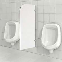 Urinal Screen Toilet Partition Wall-Mounted Men Urinal Partition Screen Urinal Partition Divider Screen - Urinal Screen Toilet Partition - View 6