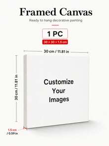 Customizable Wooden Frame Canvas Wall Art, Personalized Family Portrait And Action Photo Print, Suitable For Living Room, Bedroom, Home Office Decoration - Multicolor - View 16