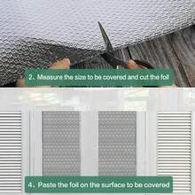 Window Heat Blocker Waterproof Thermal Bubble Insulating Sheet Double Reflective Insulation Roll For RV Roof Garage Door Truck - 23.6IN X 20FT - View 8