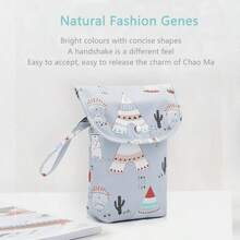 Benxoine 1 Set Baby Diaper Changing Pad, Cute Pattern, Portable Travel Storage Bag, Suitable For Newborn Care - Bee - View 8