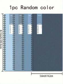 A5 Size, 40 Pages Per Book, Soft Cover Spiral Notebook - Thickened Pages, More Comfortable Writing! - Notebook - View 11